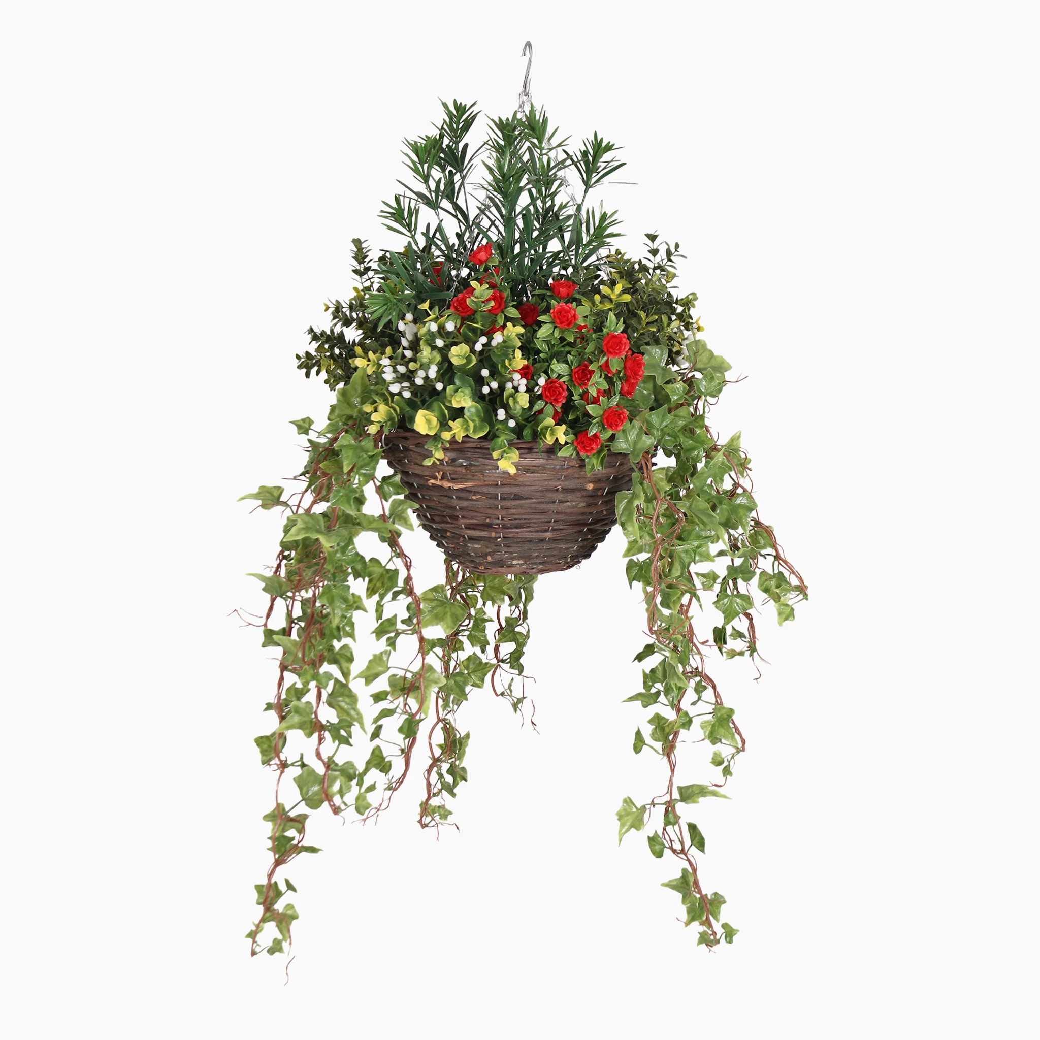 Rose & ivy hanging basket - Image 6